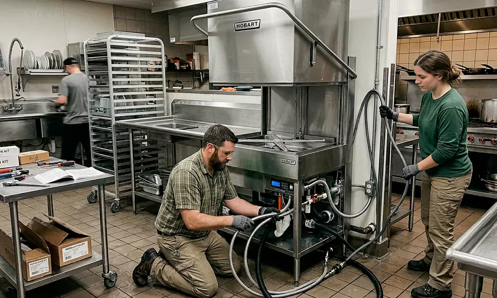 Commercial Dishwasher Installation in Boston, MA