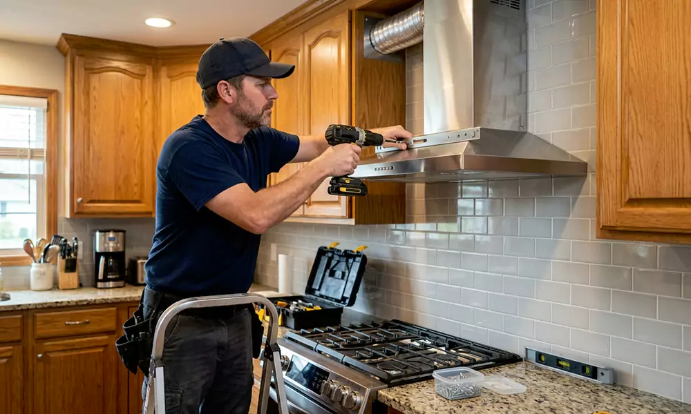 Range Hood Installation in Boston, MA